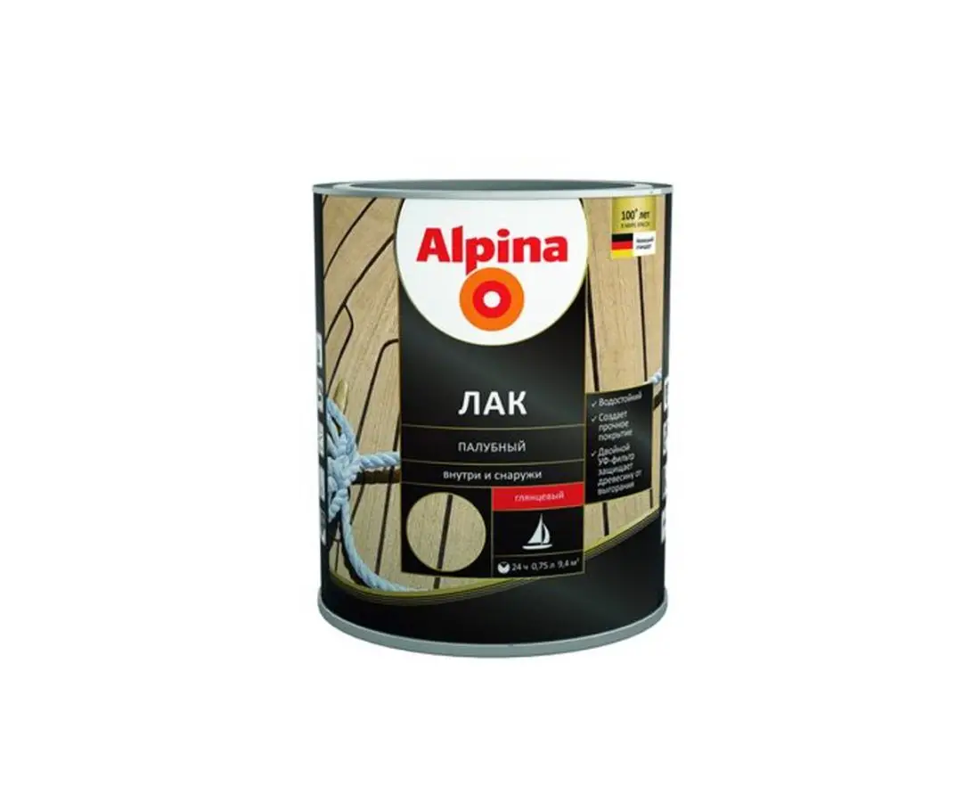 იახტის ლაქი AX BY AP Decklack GL პრიალა 0,75 LT — ლაქი